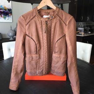 Anthropologie Hei Hei vegan leather jacket